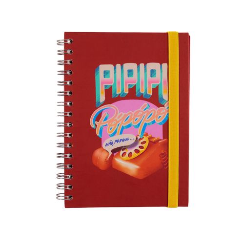 Caderno A5 90 Folhas Letra Latina PIPIPI POPOPO
