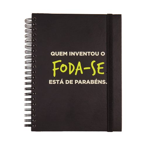 Caderno Universitário A4 180 Folhas
FODA-SE