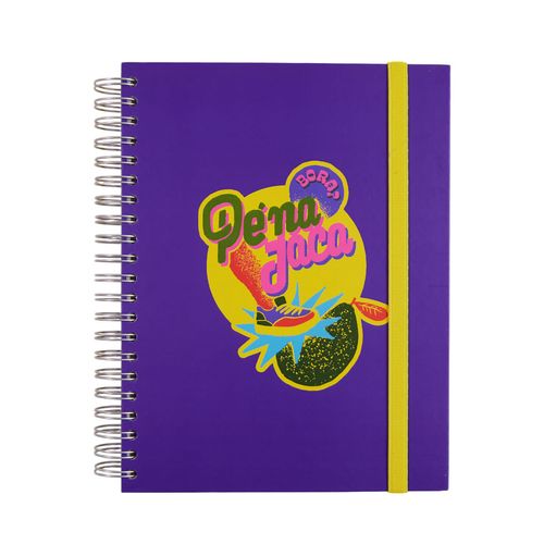 Caderno A4 180 Folhas Letra Latina PÉ NA JACA