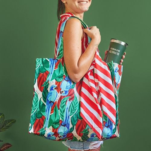 Bolsa Tote Quadrada Com Lenço Carnaval Rio
ARARA AZUL