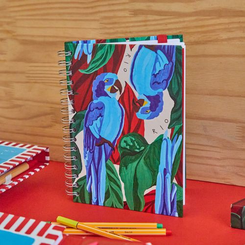 Caderno A5 90 Folhas Carnaval Rio
ARARA AZUL