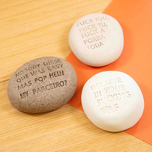 Seixo Pedra Argila Frases FUCK YOU