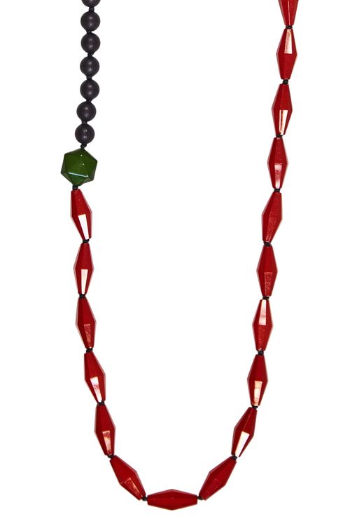 Colar Três Contas Cores
VERM/VERDE/PRETO