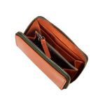 CARTEIRA_COURO_CASE_ZIPER_FORRO_ESTAMPADO_LARANJA_VERDE_CO3101_PAPEL_CRAFT_3