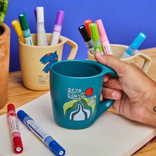 Caneca Arte do Luc 360 ml SEJA GENTIL