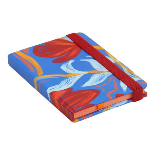 Caderno A6 Capa Dura Miolo Borba FLORAL POEMA