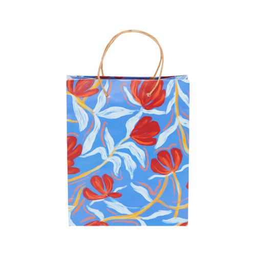 SACOLA DE PRESENTE M FLORAL POEMA