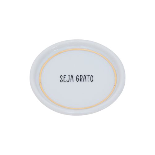 Prato Porcelana 9 cm SEJA GRATO