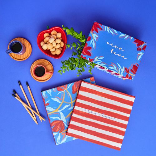 Caderno de Assinatura com Lombada Exposta LISTRAS CANELA