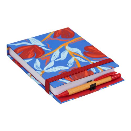 Bloco Jornalista Estampas Grande FLORAL POEMA