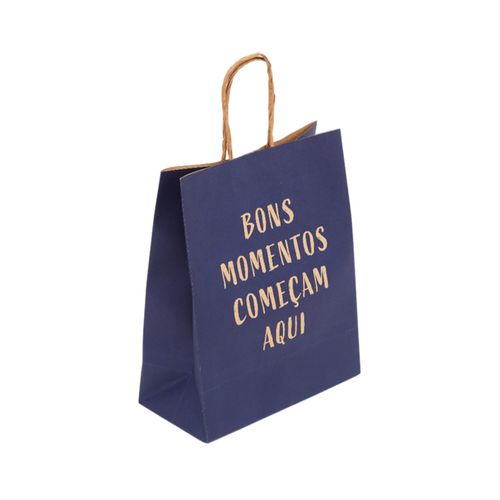 Sacola Cores Frase M BONS MOMENTOS