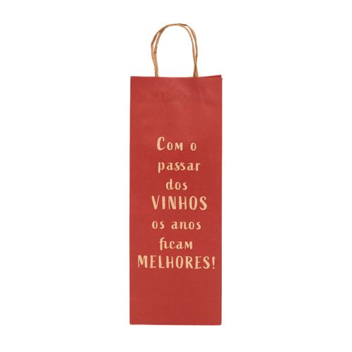 Sacola Cores Frases Para Vinho VINHOS