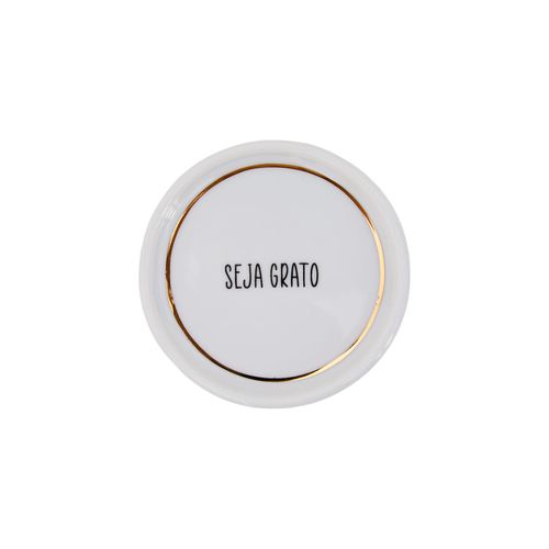 Prato Porcelana 9 cm SEJA GRATO