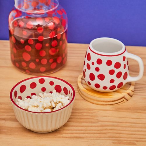 Kit de Cerâmica Bowl e Caneca POA VERMELHO