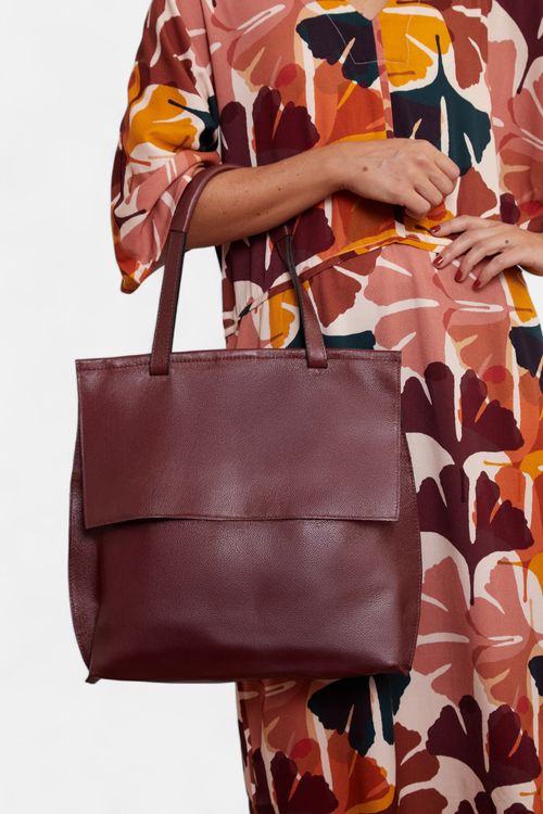 Bolsa De Couro Merci MALBEC