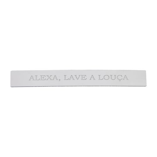 Placa Acrílico Espelhada ALEXIA
