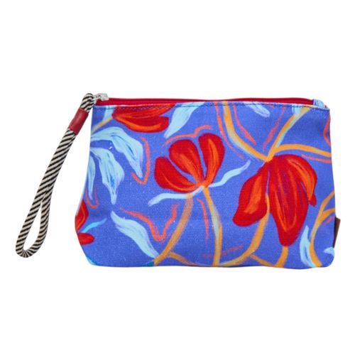 Nécessaire Lona Triângulo Grande FLORAL POEMA