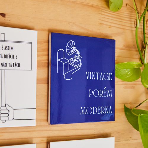 Azulejo Decorativo Vintage Porém Moderna