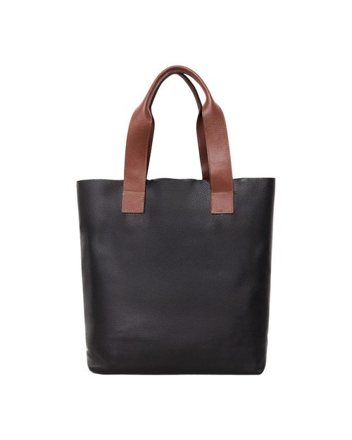 Bolsa de Couro Paris com Nécessaire PRETA