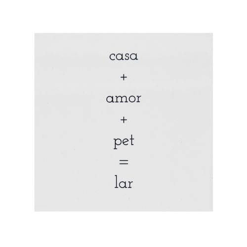 Azulejo Decorativo Casa Amor e Pet