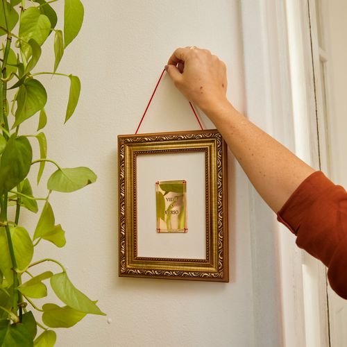 Quadro Vide o Verso