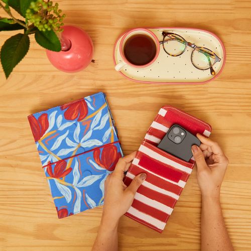 Caderno A5 C/ Capa E Estojo FLORAL POEMA
