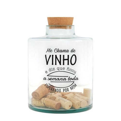 Garrafão de Vidro Me Chama de Vinho