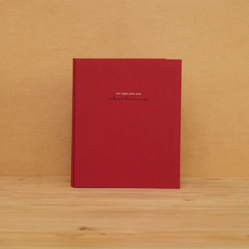 Álbum de Fotos Pino Vertical 20x27 Coleção de Emoções 
VERMELHO