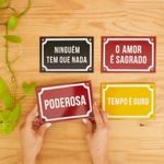 PLACA_DE_METAL_15_X_10_CM_O_TEMPO_E_OURO_VA10734_PAPEL_CRAFT_2