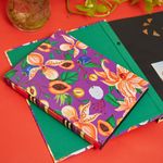ALBUM_PINO_VERTICAL_26_X_32_50_FOLHAS_ESTAMPAS_FLORAL_FRUTA_LISTRA_FRUTA_AL773_PAPEL_CRAFT_2