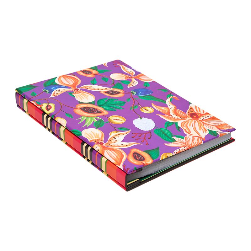 ALBUM_PINO_VERTICAL_20_X_27_50_FOLHAS_ESTAMPAS_FLORAL_FRUTA_LISTRA_FRUTA_AL893_PAPEL_CRAFT_4