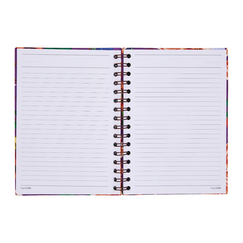 CADERNO_A5_90_FOLHAS_ESTAMPAS_PAUTADO_FLORAL_FRUTA_CA2350_PAPEL_CRAFT_5