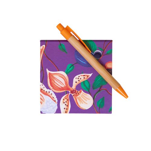Bloco 12x12 Estampado FLORAL FRUTA / LISTRA FRUTAS
