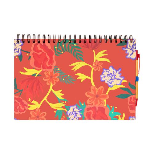 Calendário Bloco Planner G Floral Quadri 2026