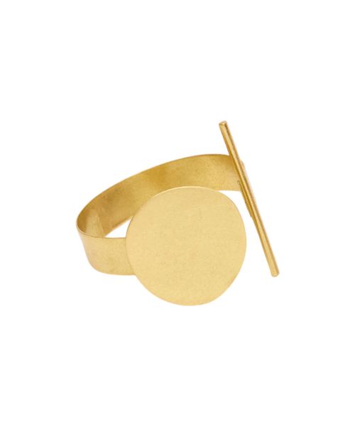 Bracelete Círculo DOURADO FOSCO