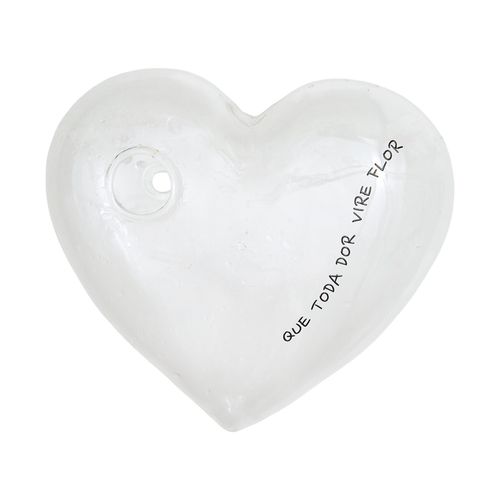 Floreira Coração de Vidro Decorativo
QUE TODA DOR