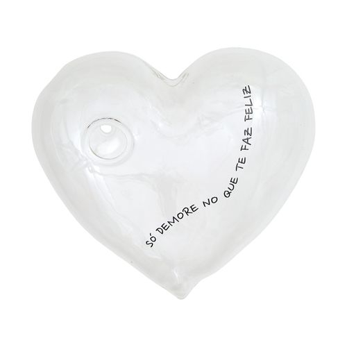 Floreira Coração de Vidro Decorativo
SO DEMORE