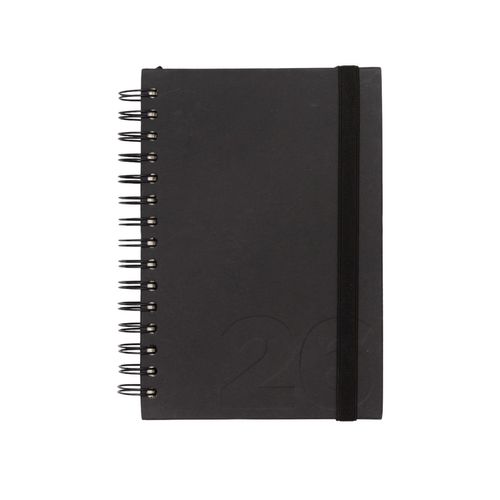 Agenda Diária Luxo Garra Imitlin 2026 PRETO