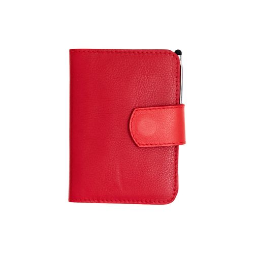Agenda de Couro Lingueta Pesponto Semanal Mini com Caneta 2026
VERMELHO/CARMENE