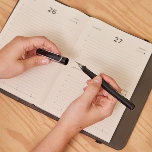 Caneta Safari Tinteiro Lamy PRETO