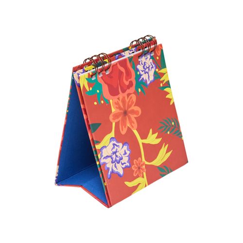 Calendário de Mesa P Floral Quadri 2026