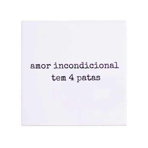 Azulejo Decorativo Amor Incondicional