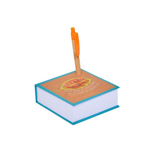 Bloco 12x12 Folha Frases + Sticker AFETO