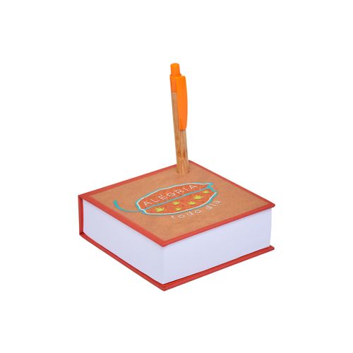 Bloco 12x12 Folha Frases + Sticker ALEGRIA