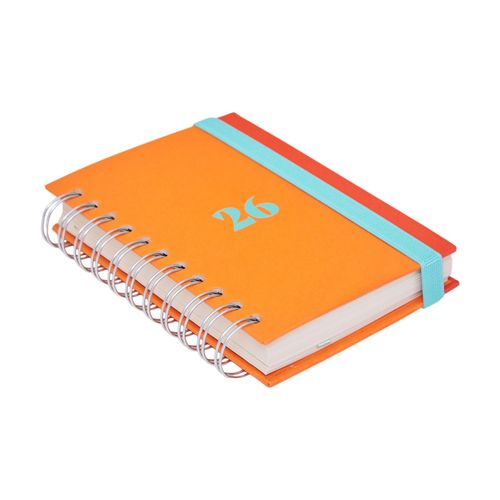 Agenda Diária Garra Petit2 Siro Color 2026 
LARANJA/VINHO