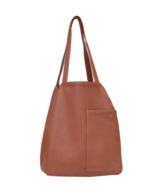 Bolsa de Couro Saco CARAMELO