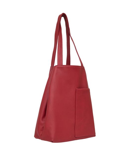 Bolsa de Couro Saco VERMELHO