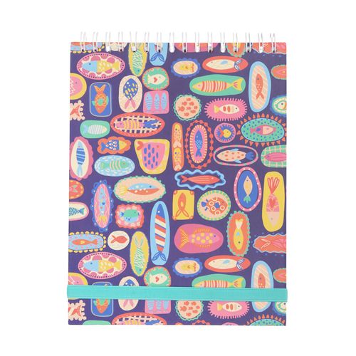 Bloco Garra A4 Estampado PEIXES