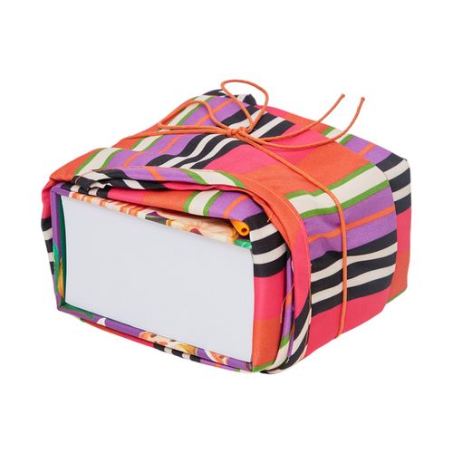 BLOCO 10X10 COM MINI BOLSA FLORAL FRUTA