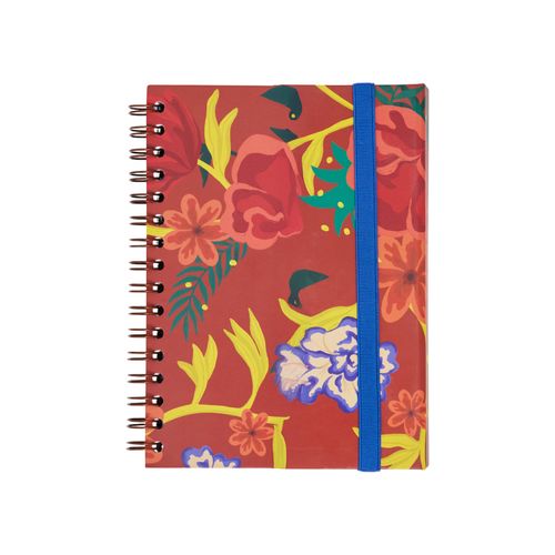 Caderno A5 90 Folhas FLORAL QUADRI